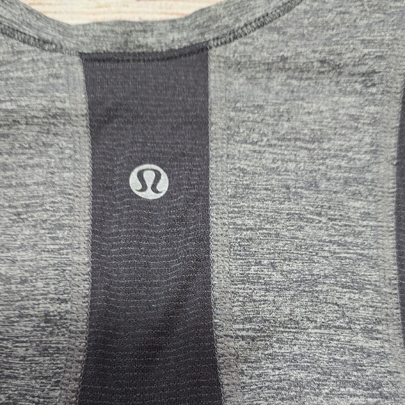 EUC lululemon athletica Black and Gray Tank Top - Picture 3 of 5